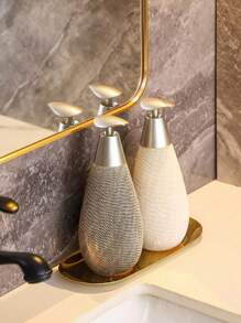 Vintage/ Creative Ceramic Soap Dispenser/ Shower Gel Bottle/ Lotion Press Bottle/ Japanese Style Bathroom, Ceramic Hand Soap Bottle Home Bathroom Decor Fall Decor Back To School - White High Style - View 7