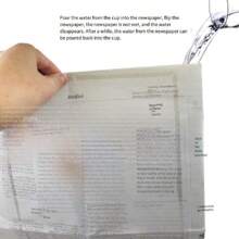 1入組裝水顯示報紙魔術道具派對戲法,舞台表演道具,易於學習 - 彩色 - 查看 3