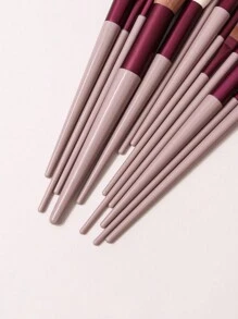 13pcs Makeup Brush Set - Large Size, Soft Powder Brush, Compact Design, Essential Makeup Tools For Students And Daily Makeup,Brush Set,Makeup Brush Kit,Make Up Brush Set,Make Up Set Complete,Makeup Brush Set,Complete Makeup Kit,Brush Kit,Brushes Makeup Set,Makeup Gift Set - Dusty Purple - View 7