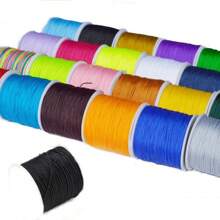 1-2入組diy水晶彈性繩編織線,彈性手鍊繩,2捲彈性絲線,長度約100碼,供黏土珠子手鍊、種子珠鍊等珠寶製作使用 (0.7毫米,2捲水晶彈性繩),1捲手鍊編織線0.7毫米,0.4毫米無彈性編織線,1捲白色多股扁彈性穿珠線,附有隨機顏色小剪刀,1捲白色珠寶線,適用於手鍊製作、珠寶編織繩結,節日禮物(多種選擇) - 無色 - 查看 4