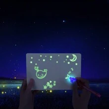 Light Up Drawing Board For Kids With 3d Drawing And Magic Glow-in-the-dark Effects - Multicolor - View 1