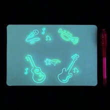 Light Up Drawing Board For Kids With 3d Drawing And Magic Glow-in-the-dark Effects - Multicolor - View 4