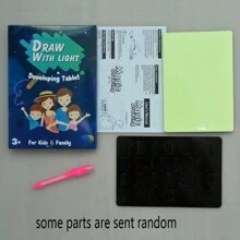 Light Up Drawing Board For Kids With 3d Drawing And Magic Glow-in-the-dark Effects - Multicolor - View 7
