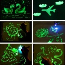 Light Up Drawing Board For Kids With 3d Drawing And Magic Glow-in-the-dark Effects - Multicolor - View 5