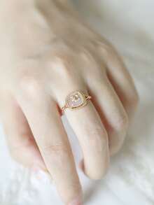 Nhẫn đơn đẹp - Vàng - Xem 3