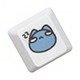 Lindo gato azul tipo E (para ZXC) x1