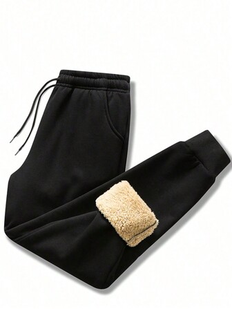 Men's Drawstring Thermal Lined Outdoor Pants