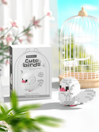 積木玩具鳥-肥鴿