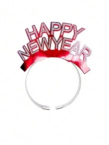 Red New Year Party Headband - Red - View 2