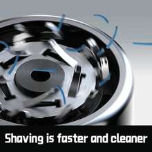 Mini Shaving Razor, Portable Men's Shaver, Reciprocating Electric Shaver, Rechargeable Beard Trimmer - Black - View 2