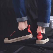 Men'S Breathable Sports Shoes - Black Red - View 6