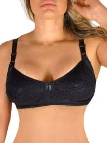 Plus Size Bras & Bralettes - màu đen - Xem 2