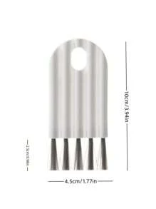 可彎曲的杯蓋刷,用於牛奶瓶、隔熱杯、槽和間隙的多功能清潔刷 - 白色 - 查看 2