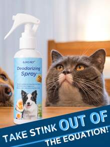 GJYC PET 5盎司宠物除臭喷雾 - 为狗、猫和大自然带来清新气息的分子动力 - 清新家具，确保幼犬的清洁环境，并消除尿液、粪便和尿液的气味 - 淺藍色 - 查看 6