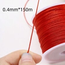 1-2入組diy水晶彈性繩編織線,彈性手鍊繩,2捲彈性絲線,長度約100碼,供黏土珠子手鍊、種子珠鍊等珠寶製作使用 (0.7毫米,2捲水晶彈性繩),1捲手鍊編織線0.7毫米,0.4毫米無彈性編織線,1捲白色多股扁彈性穿珠線,附有隨機顏色小剪刀,1捲白色珠寶線,適用於手鍊製作、珠寶編織繩結,節日禮物(多種選擇) - 無色 - 查看 27