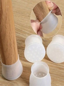 LEAPAIR 28*28*24mm圓形小型矽膠椅腳套,防滑桌腳塵套襪,地板保護墊和配管塞家具調平腳 - s - 查看 8