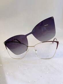 Women Eyeglasses - Màu Đỏ Sâu - Xem 2