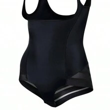 Faja reductora De Cintura Estilo Body Cómoda - Beis - Ver 4