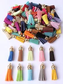 100入組隨機混色3.8cm長流蘇吊墜,適用於diy珠寶製作 - A5368 - 查看 10