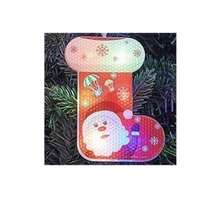 YUDA 3m 100L Star Stocking Shape Christmas Decoration String Lights - Multicolor - View 3
