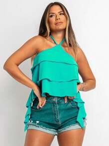 Women Tops - Mint Green - View 2