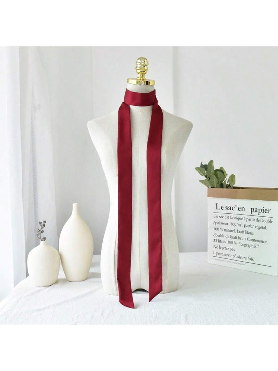 Silk hair scarf