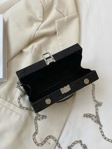 Quirky Camera Bag, Box Shaped Mini Square Wallet, Versatile Elegant Retro Shoulder Bag/Crossbody Bag, Suitable For Women Daily Use, Teacher's Gift, Travel - Black - View 5