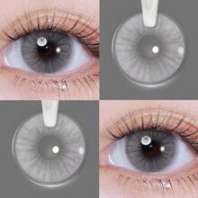 14.2mm Xám Màu sắc Tiếp xúc Sức lực Vẻ ngoài Tự nhiên tốt cho Ánh sáng Mắt - Xám - Xem 2