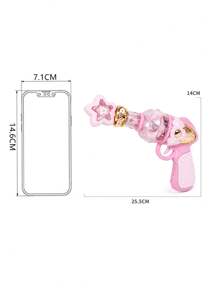 1 Pieza Pistola De Juguete Mágica De Princesa Que Brilla En Diferentes Colores Y Estilos, Con Rotación, Música, Color Rosa, Regalo De Cumpleaños - Multicolor - Ver 7