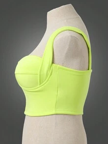 Women Tank Tops & Camis - Màu Mù tạt vàng - Xem 3