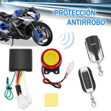 Alarma Antirrobo P/moto Encendido A Distancia Control Remoto - Negro - Ver 1