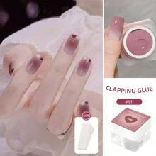 1 Màu sắc 8G Pat Bức tranh Gel Sơn móng tay Với 1 Miếng Bọt biển Biến đổi dần Bán vĩnh viễn Ngâm UV Led Nghệ thuật làm Móng Gel Đối với Móng tay - Màu Hồng baby - Xem 2