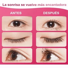 1 pieza Rizador de pestañas eléctrico con calor, herramienta de rizado permanente y configuración de pestañas, herramienta de pestañas recargable para maquillaje - Rosa - Ver 3