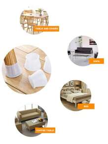 LEAPAIR 28*28*24mm圓形小型矽膠椅腳套,防滑桌腳塵套襪,地板保護墊和配管塞家具調平腳 - s - 查看 5