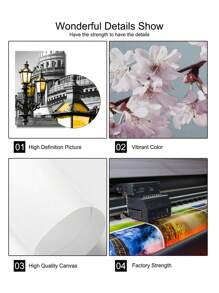 3 件套現代建築牆藝術繪畫艾菲爾鐵塔大地標旅行海報帆布印刷黑白黃色圖片適合客廳、臥室、宿舍、辦公室、家居裝飾 - 杏色 - 查看 6