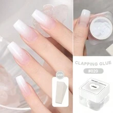 XEIJAYI 1 Color 8g Pat Painting Gel Nail Polish With 1pc Sponge Gradient Semi Permanent Soak Off UV LED Nail Art Gel Varnishes For Nails - White - View 1