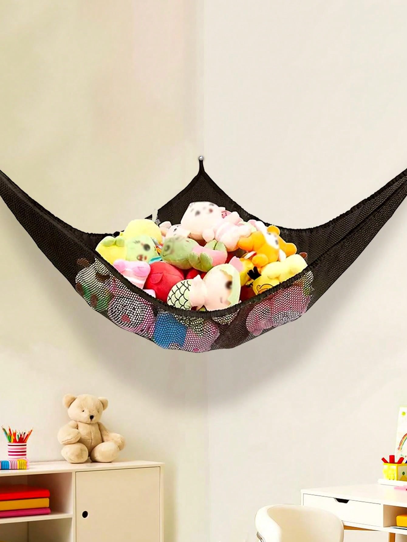 1Pc Stuffed Animal Net or Hammock Macrame Toy Hammock Plush Toy Storage