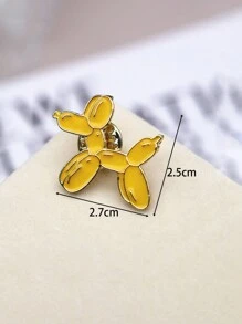 Niedliche Ballon-hunde-brosche, Bezauberndes Tier-metallabzeichen, Kreative Rucksack- Und Halsband-dekorationsnadel - Verschiedenfarbig - Übersicht 5