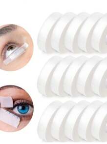 5 UNID Fita Micropore Para Alongamento De Cílios Branco - Bege - Visão 4