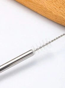 2/4/6/8/10/12 件不锈钢可重复使用吸管和 1 件清洁刷，适用于饮料和水果茶、厨房、圣诞礼物、学校用品 - 銀色 - 查看 8