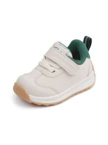 1雙時尚白色網面運動鞋，適用於返校季節，透氣舒適，適合所有季節穿著 - 綠色 - 查看 7