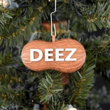1pc/3pcs "Deez Nuts" Jokes Novelty Decorations, Funny Sarcastic Hanging Ornaments For Car, Home, Kitchen, Conversation Starter, Gag Gifts For Friends, Holidays