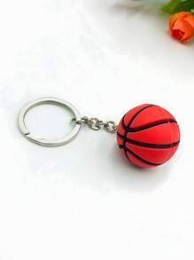 1入籃球運動員吊飾鑰匙圈,運動迷和朋友最佳禮物 - 紅色 - 查看 2