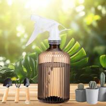 1入花卉灌溉噴水壺水噴霧瓶,適用於室內盆栽、戶外花園花卉,500ml - 咖啡棕色 - 查看 6