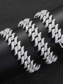 Men's Pendant Necklaces - 銀色 - 查看 4