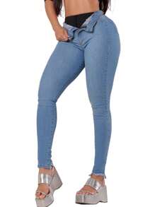 Divas Jeans Women Jeans - Màu xanh lam - Xem 3
