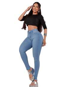 Divas Jeans Women Jeans - Màu xanh lam - Xem 4