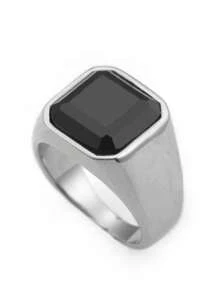 Men's Single Ring - Bạc - Xem 5