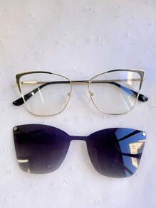 Women Eyeglasses - 黑色 - 查看 2