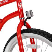 Hiland 26 Inch Women's Men's Beach Cruiser Bike Bicycle - Red - View 4